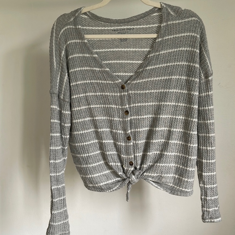 American Eagle Plush ButtonUp